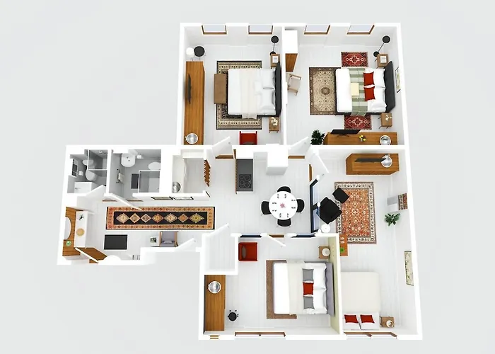 4br In Centre W Quiet Windows & Stockmann 50m Apartment